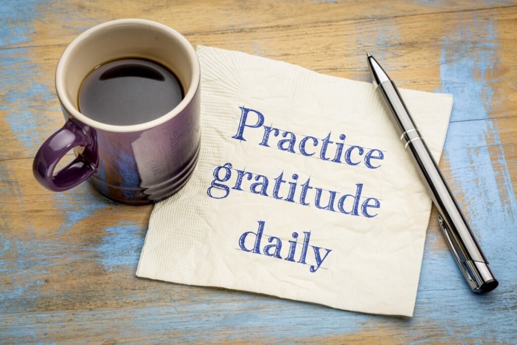 You can also incorporate daily reflection exercises, like taking a moment during your day to pause and appreciate something positive around you. Whether it’s through mindful reflection or journaling, the key is to make gratitude a regular habit that helps you focus on the good things in life.