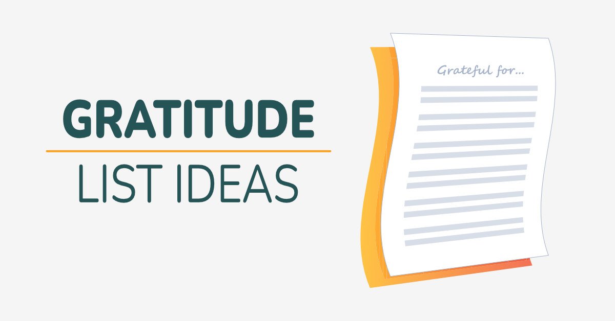 What is a Gratitude List?