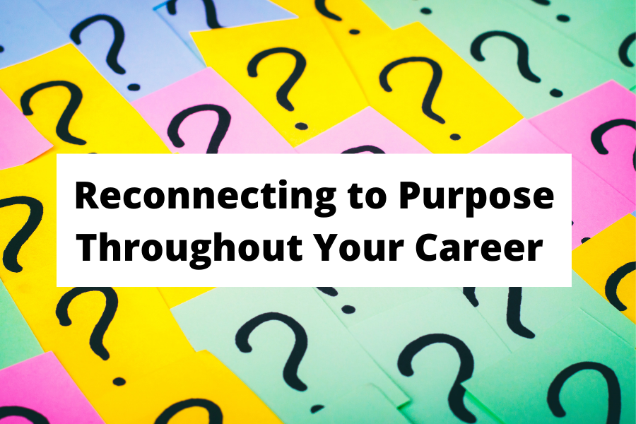 a coach helping to Reconnecting with Purpose